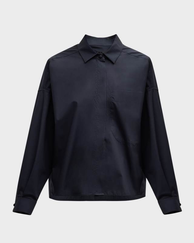 Button-Down Cotton Poplin Shirt